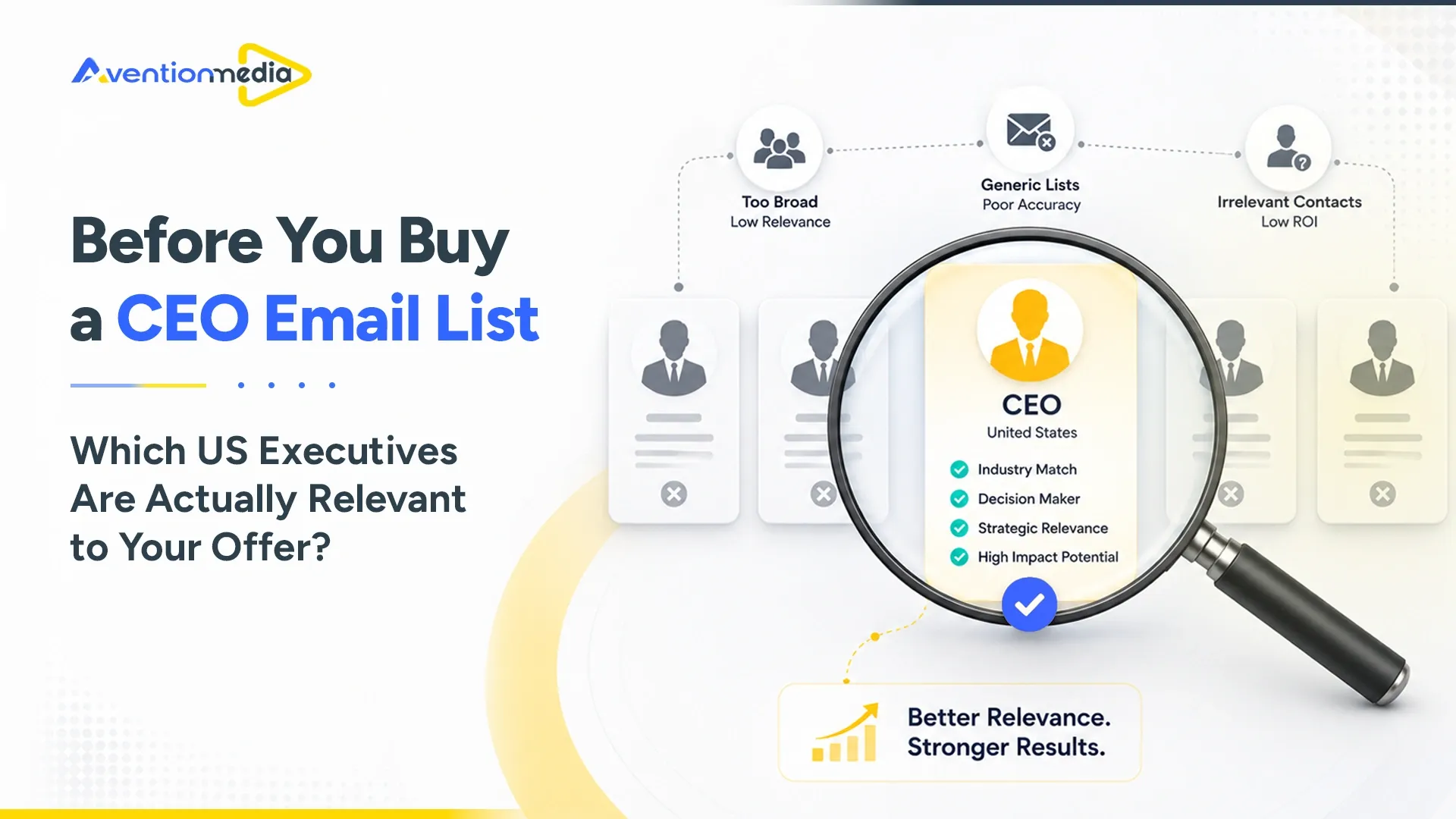Before You Buy a CEO Email List: Which US Executives Are Actually Relevant to Your Offer?