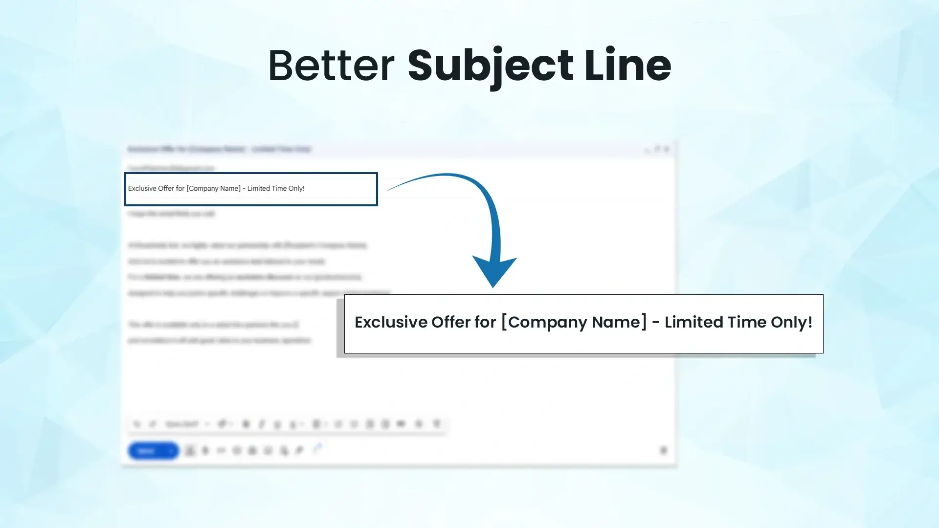 Better Subject Line