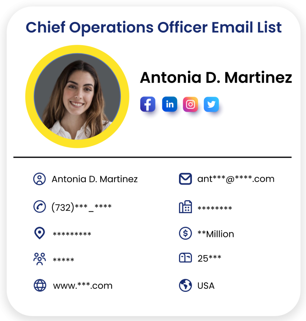 COO Email List