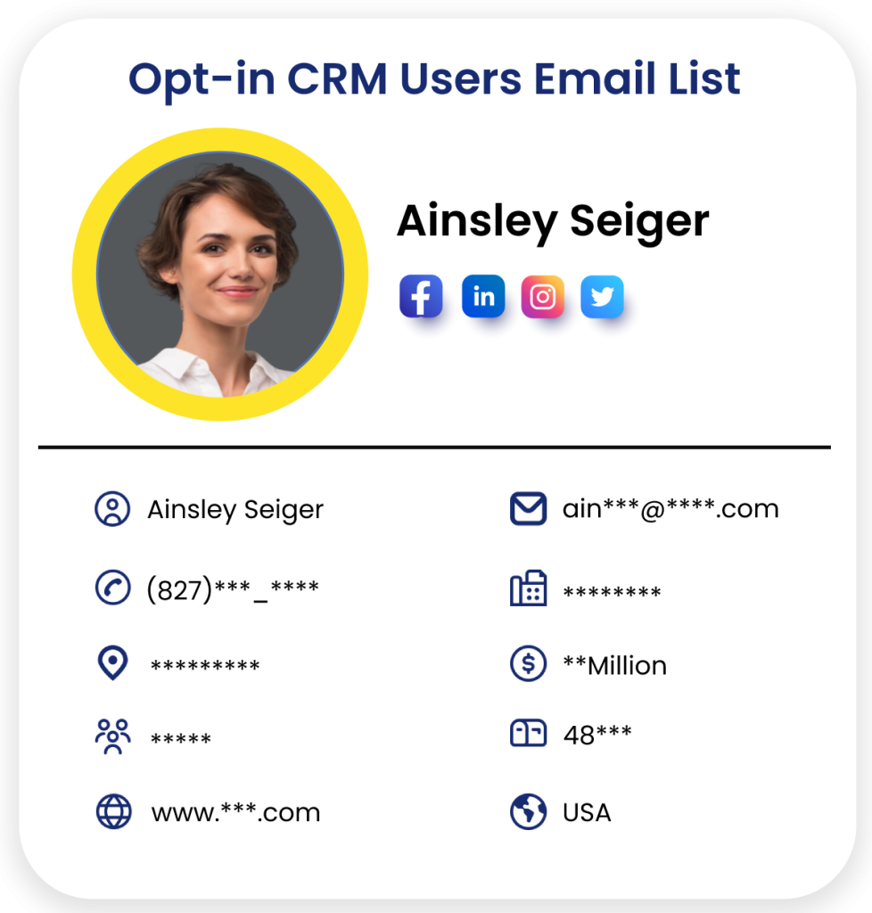 CRM Users Mailing List