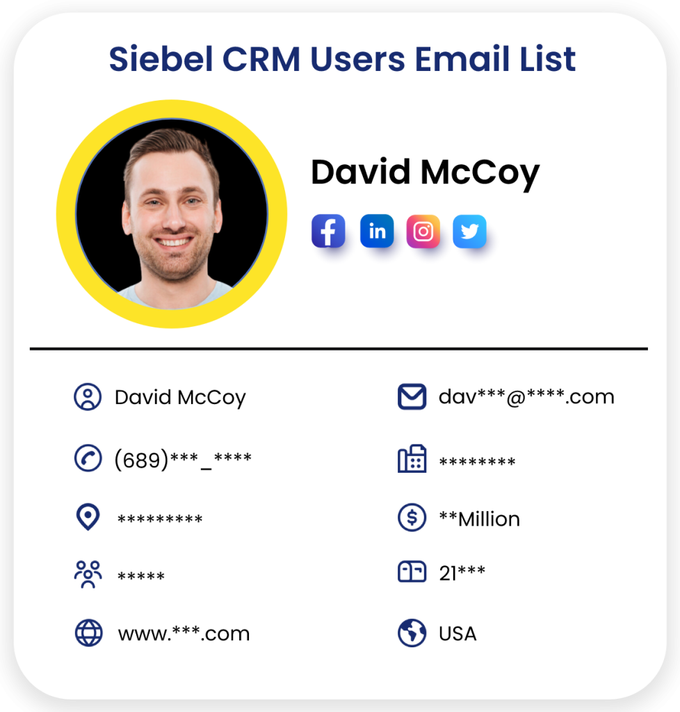 Siebel CRM Users Mailing List